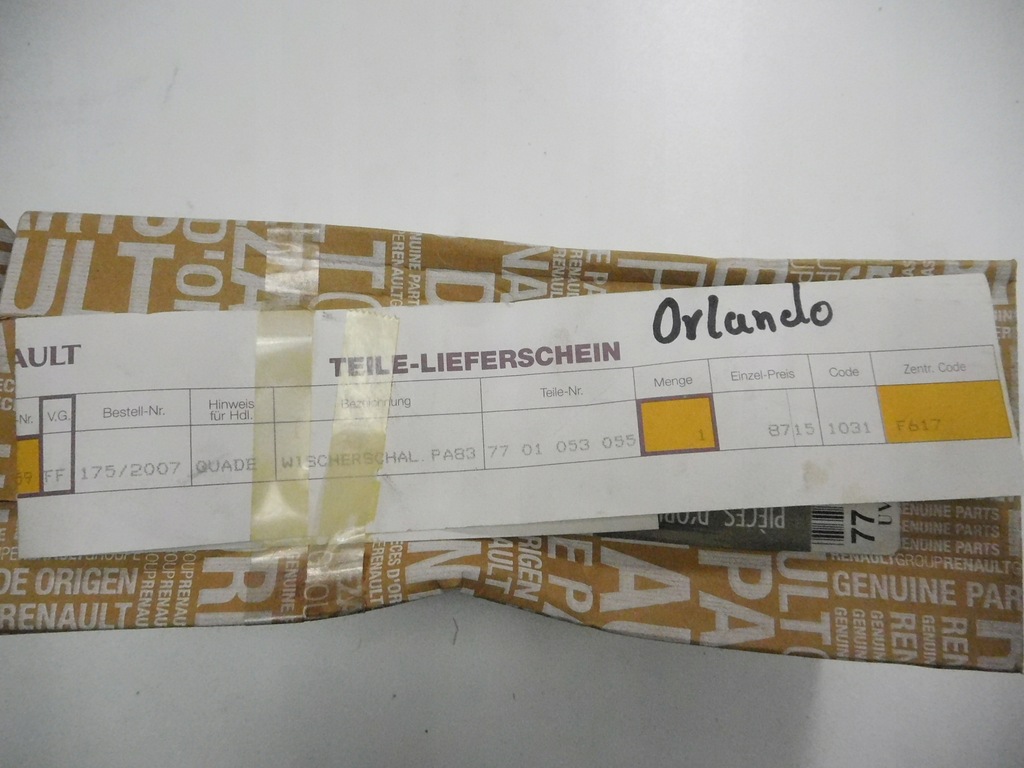 фото №12, Перемикач двірник kangoo megane 7701053055