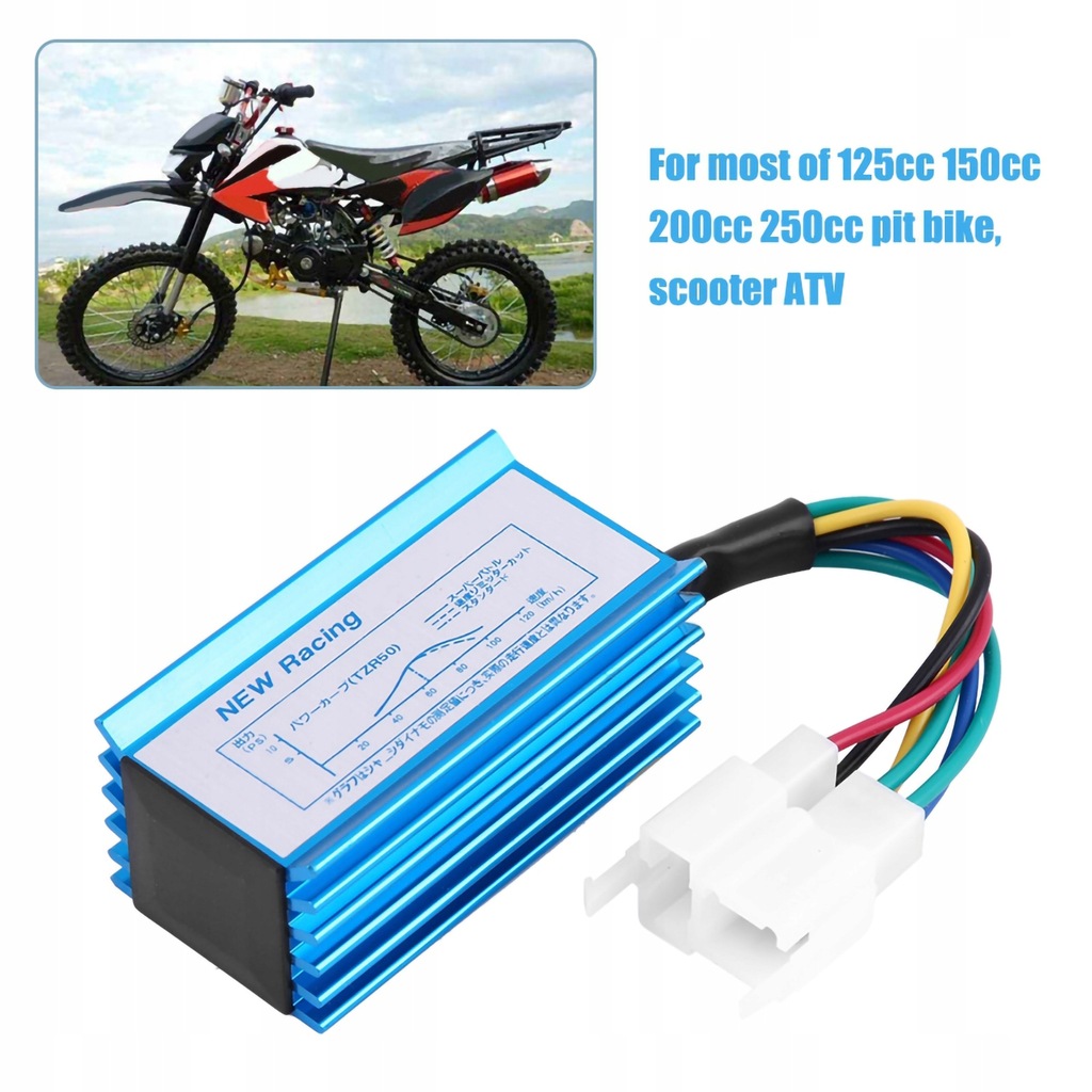 фото №14, 6 pin racing cdi box котушка запалювання do motocykla
