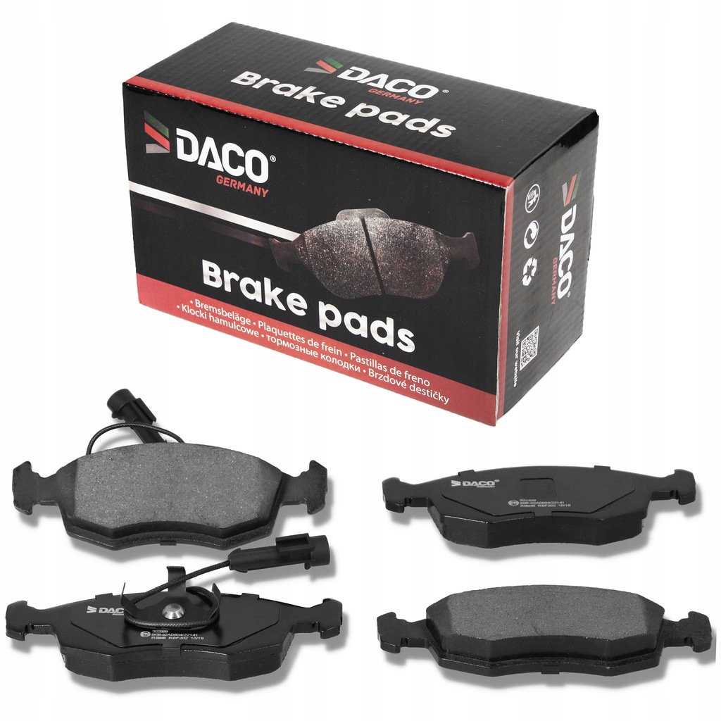 фото №1, Daco 322359 набор тормозных колодок тормозных, тормоза дисковые