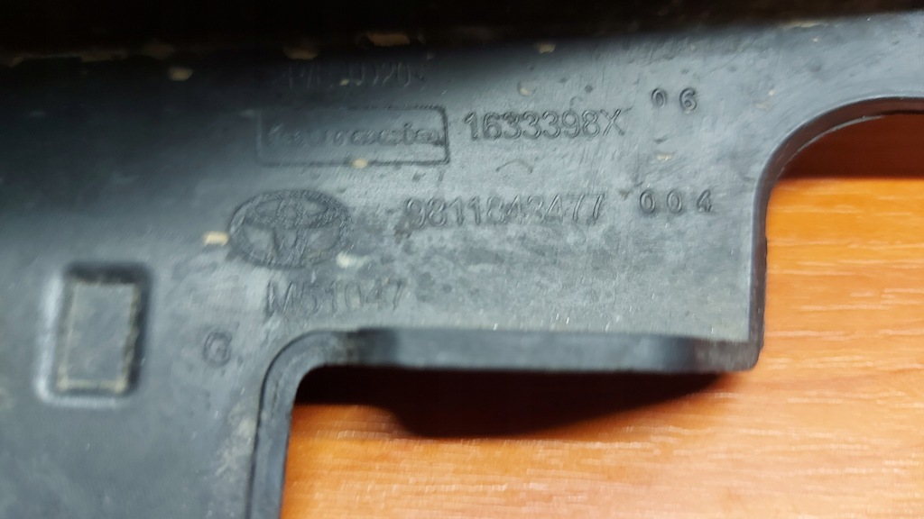 фото №12, Направляющая бампера кронштейн pod фара лампы левый перед toyota proace ii 16-