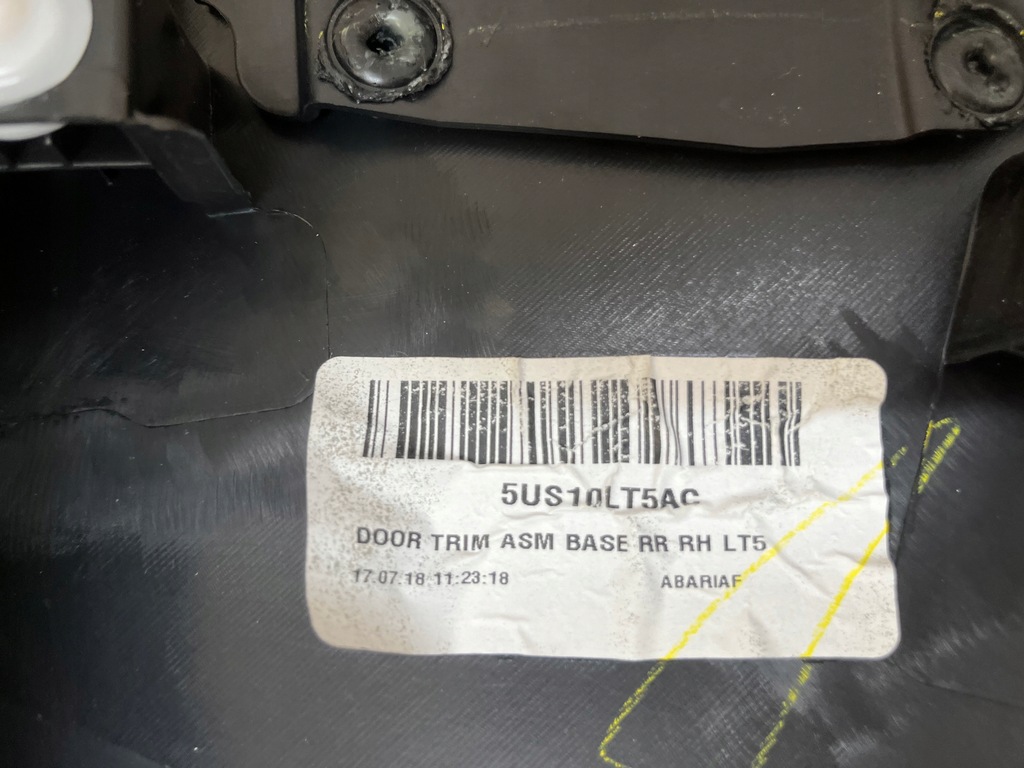 фото №13, Jeep compass ii 1.4it 2018r обшивка оббивка двері правий задня задній