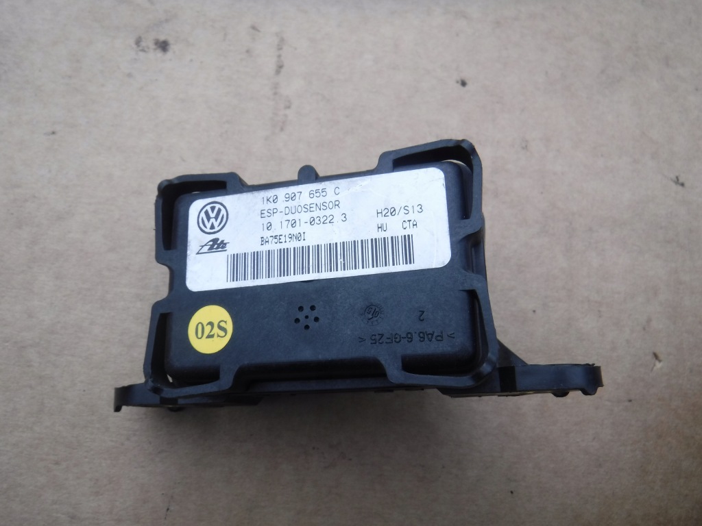 фото №1, Модуль датчик esp vw audi skoda 1k0907655c