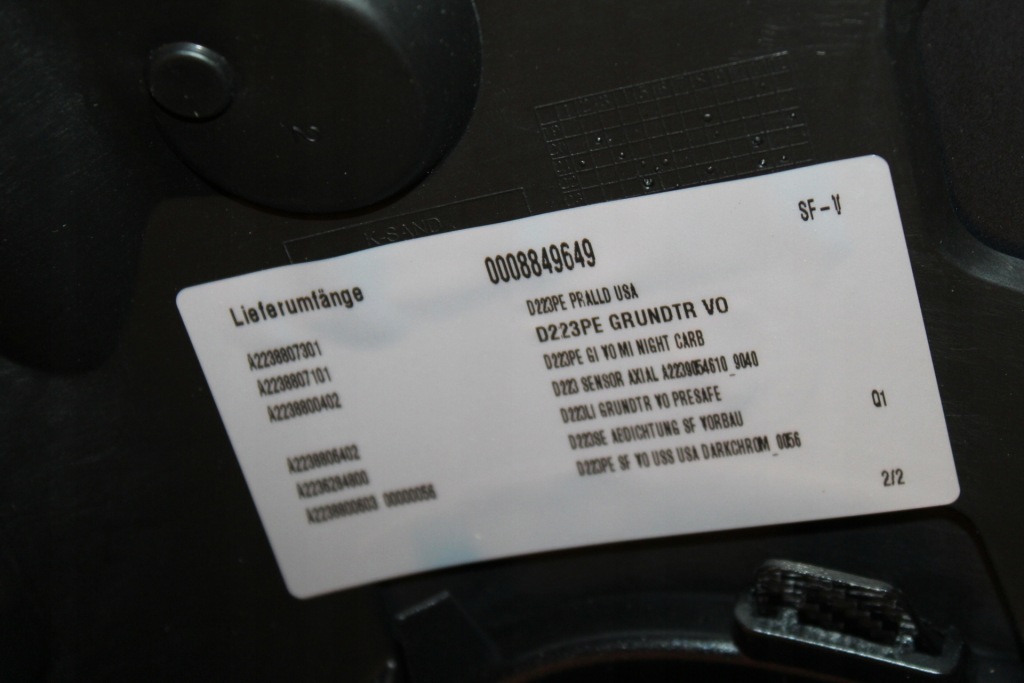 фото №14, Бампер перед передний ночь набор карбон mercedes s-klasa w223 223 63 amg