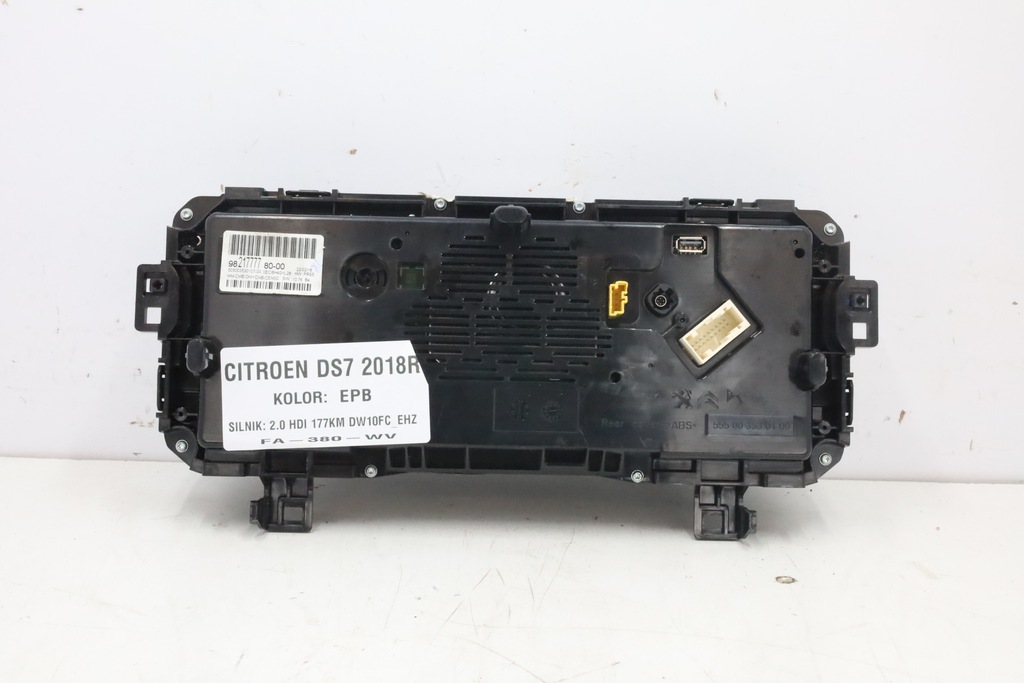 фото №2, Счетчик приборы led citroen ds7 2018 rok 9821777780