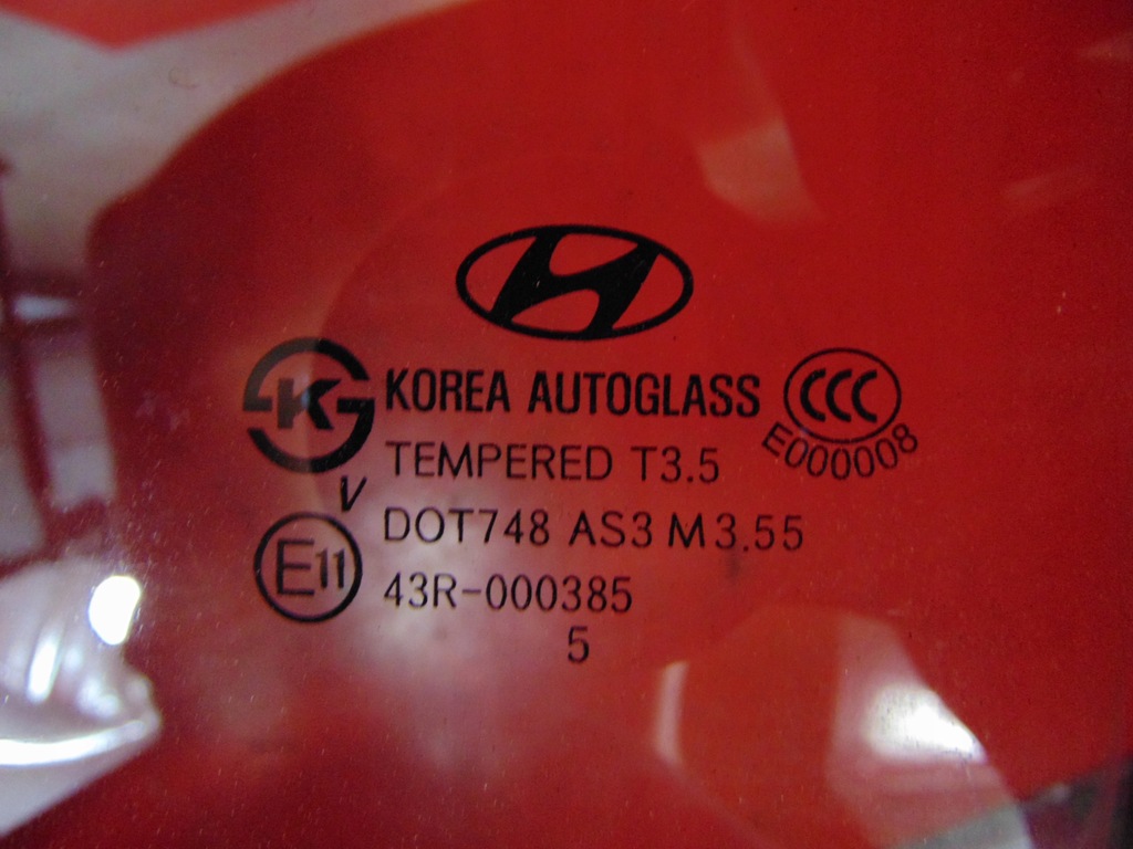 фото №2, Hyundai santa fe ii скло двері ліва задня 2005 rok