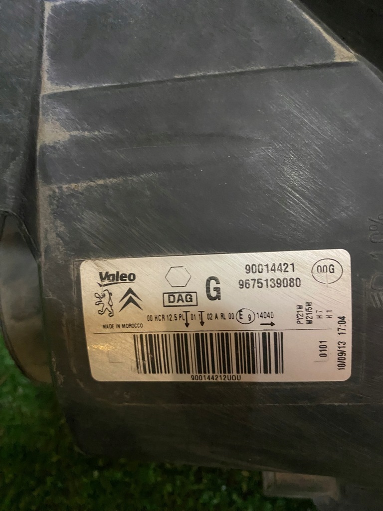 фото №7, Фара левый peugeot 301