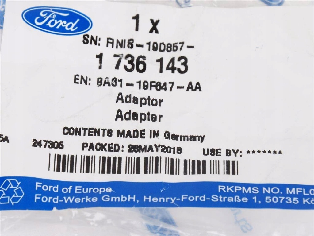 фото №9, Адаптер управление отопитель fiesta ka transit - 1736143 _ ba61-19f647-aa