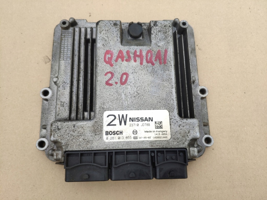 фото №1, Nissan qashqai i 06-13r 2.0 dci бортовой компьютер двигателя
