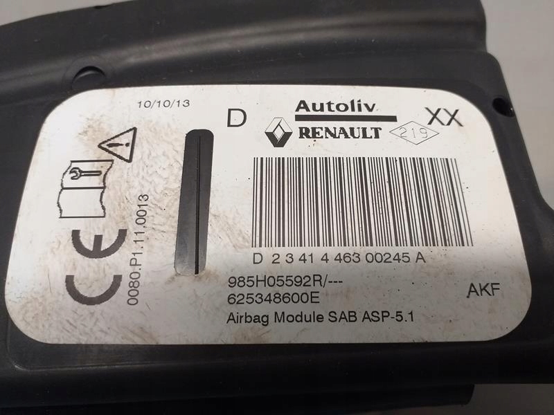 фото №2, Подушка подушка безпеки w сидіння права renault clio iv