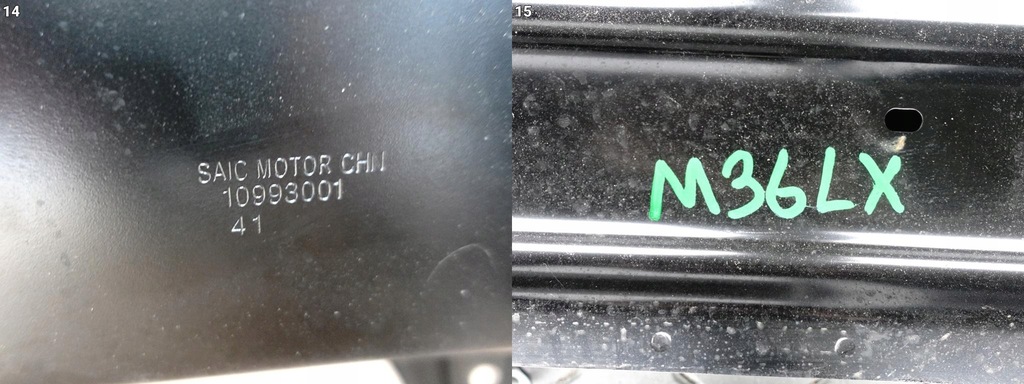 фото №15, Mg 4 mg4 ev electric 22- балка кронштейн усилитель pas w бампер перед