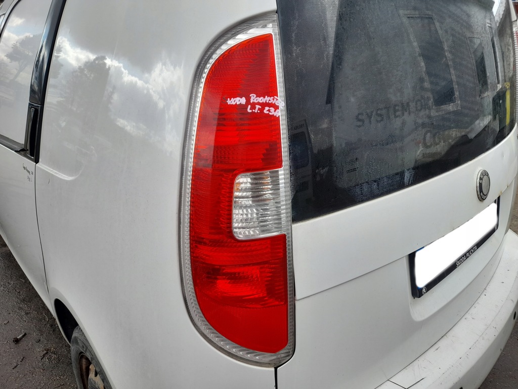 фото №6, Skoda roomster praktik лампа левый задняя левая задняя