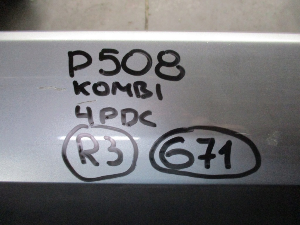 фото №12, Бампер peugeot 508 ii kombi 4x pdc задняя задний