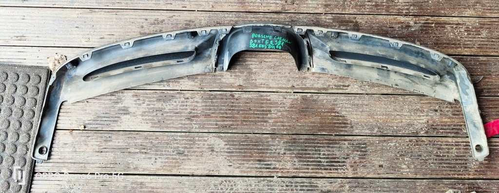 фото №7, Накладка бампера задня porsche cayman boxter 981 98150581100