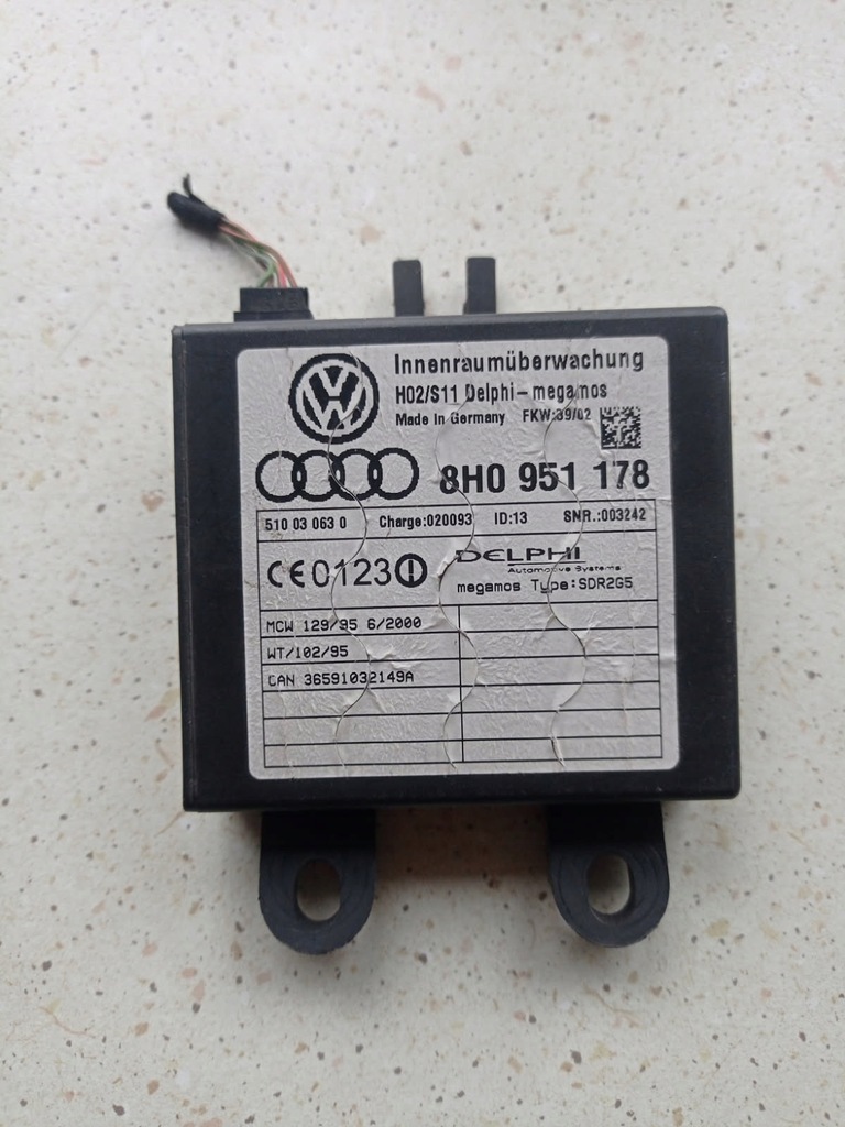 фото №1, Модуль руху audi a4 b6 cabrio 8h0951178