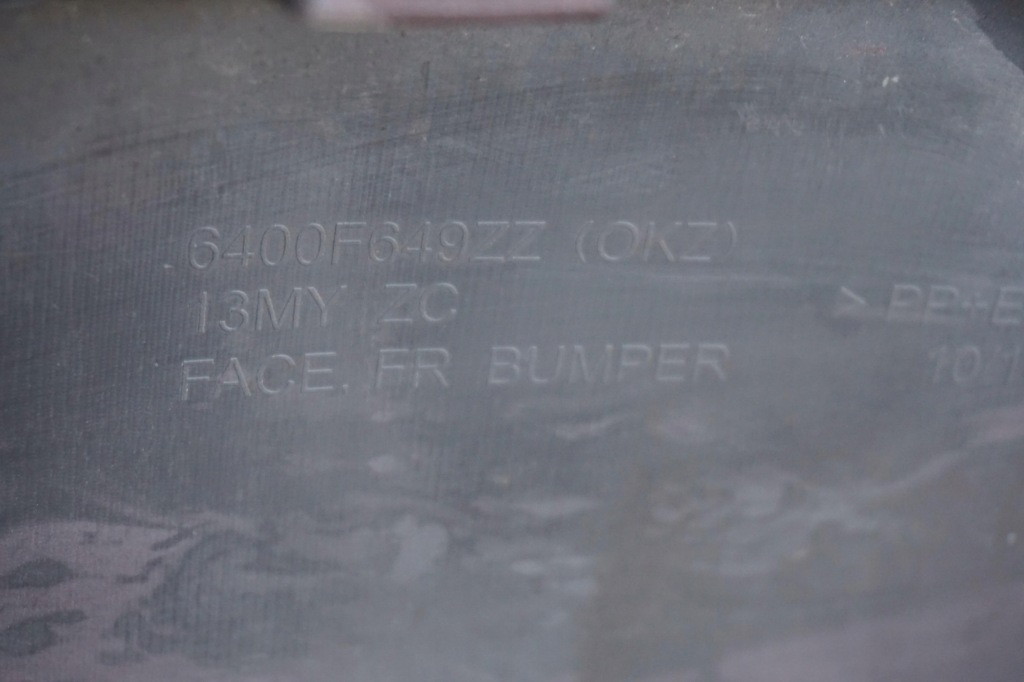 Mitsubishi asx iii lift 2014r бампер передній 6400f649zz p26a решітка радіатора Зі Шроту