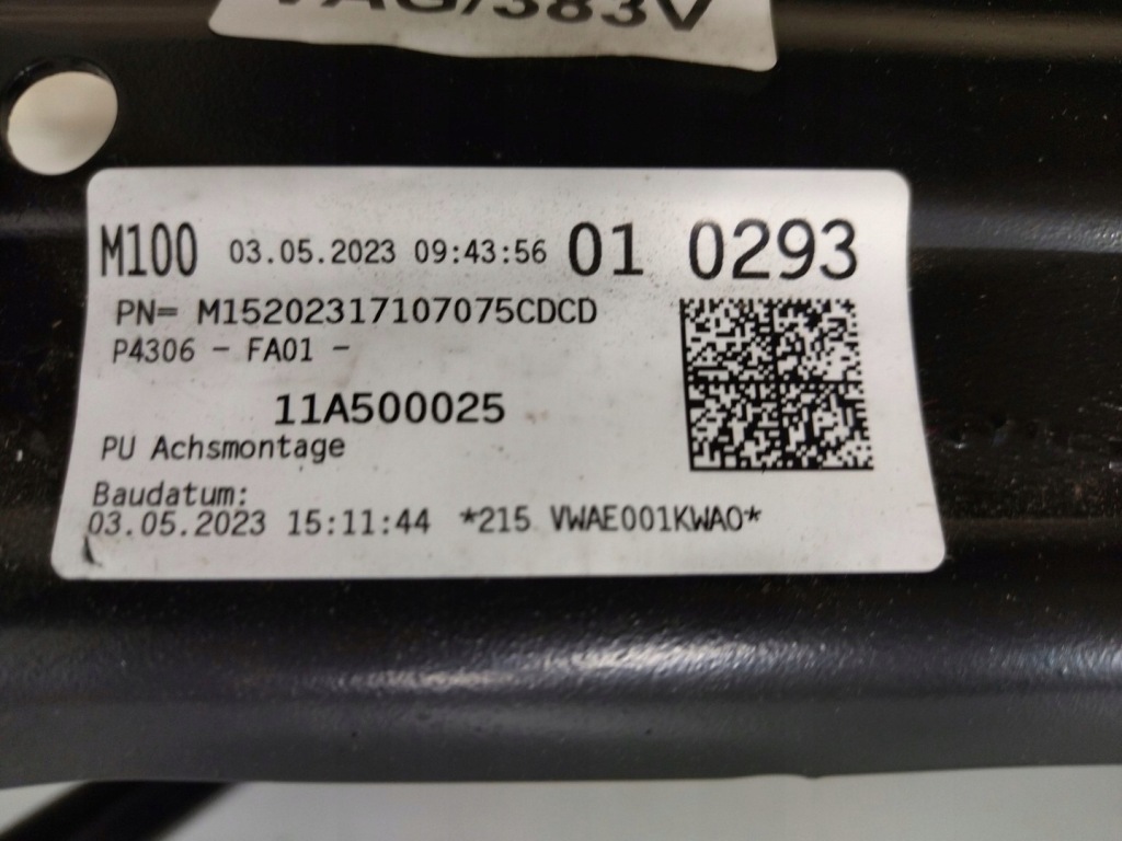 фото №16, 1ea505288a 1ea505235bc подрамник подрамник подвеска задняя vw id3 id4 2021+