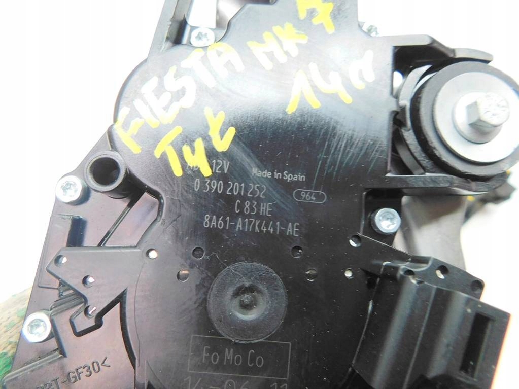 фото №5, Ford fiesta mk7 2014r 3d моторчик дворники задняя