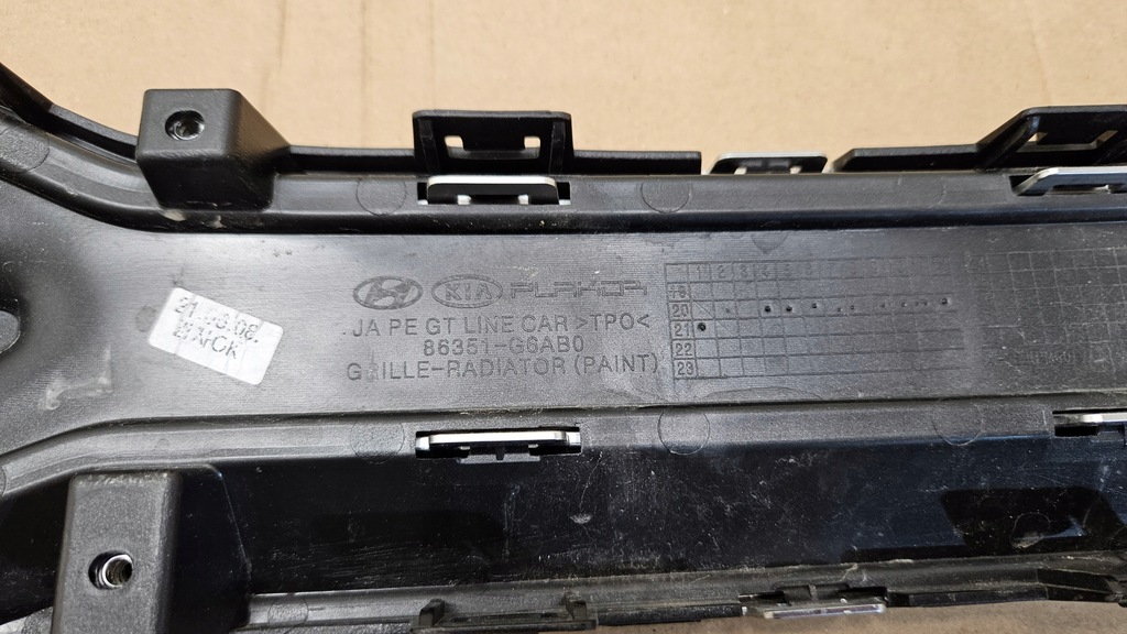 фото №11, Решітка радіатора решітка радіатора радіатора kia picanto gt 86351-g6ab0