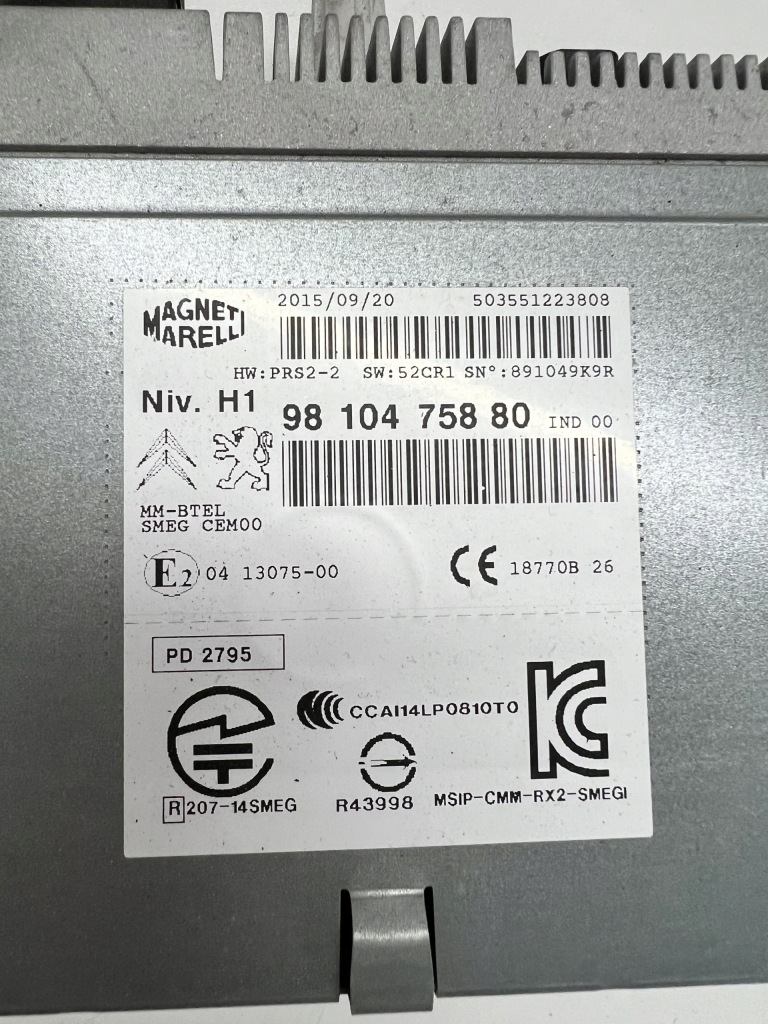 фото №3, Peugeot 308 t9 радио 9810475880