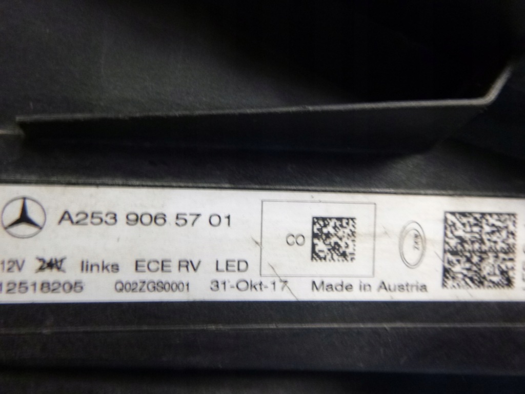 Mercedes glc w253 фара перед 12 pin full led ліва Недорого