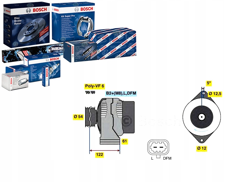 Купити Генератор bosch 986 080 370