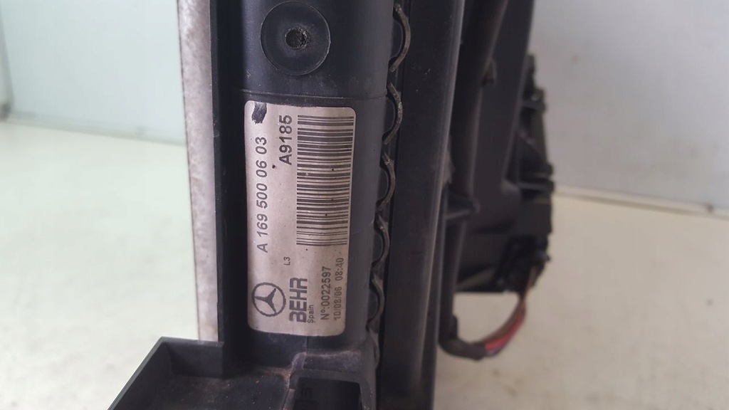 фото №12, Радиатор вентилятор mercedes w169 2,0 cdi