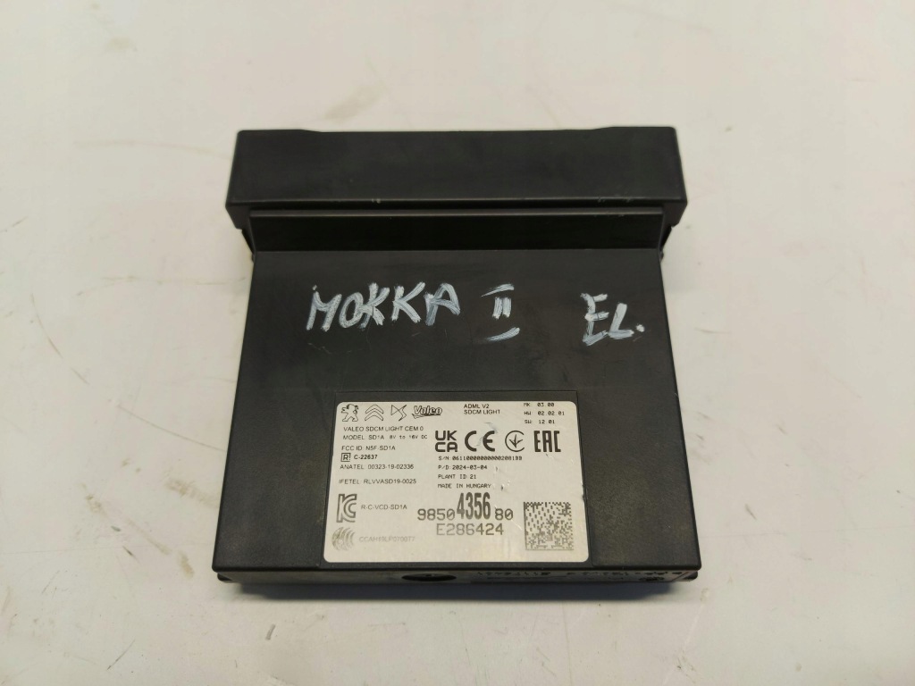 Купити Opel mokka-e ii b модуль блок керування світла 9850435680