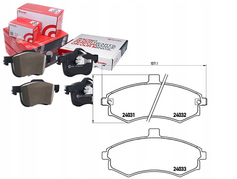 фото №1, Brembo гальмівні колодки гальмівний. hyundai elantra 01-
