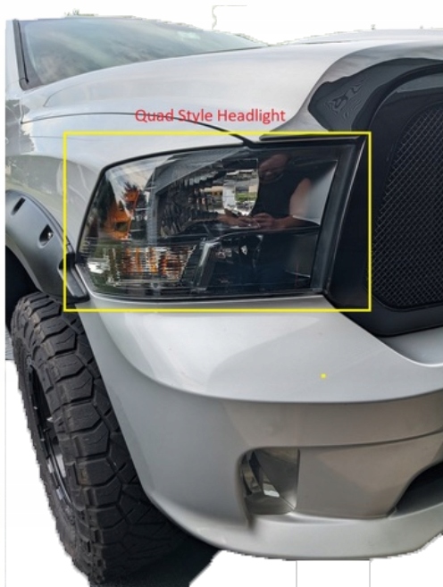 фото №4, Крышка лампы фара dodge ram pod led