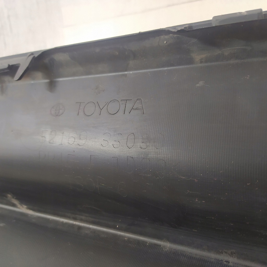 фото №11, Toyota camry viii 8 накладка диффузор бампера задняя задняя 52169-33030