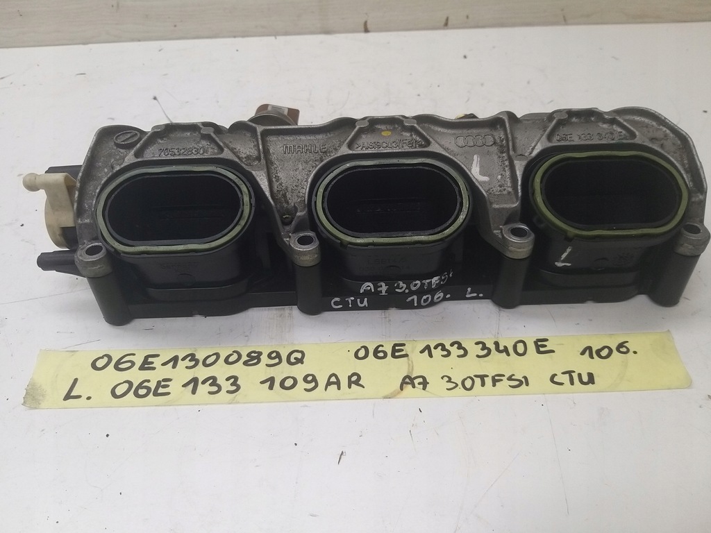 фото №16, Колектор всмоктуючий кришки 3.0 tfsi a7 4g s4 b8 q7 c7 s5 ctu cak 06e133109ar