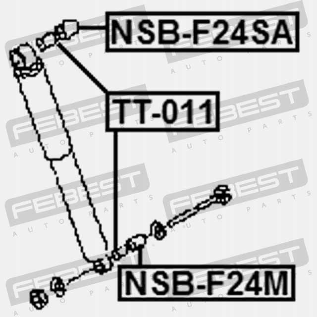фото №4, Гумовий елемент амортизатора задня febest tt-011