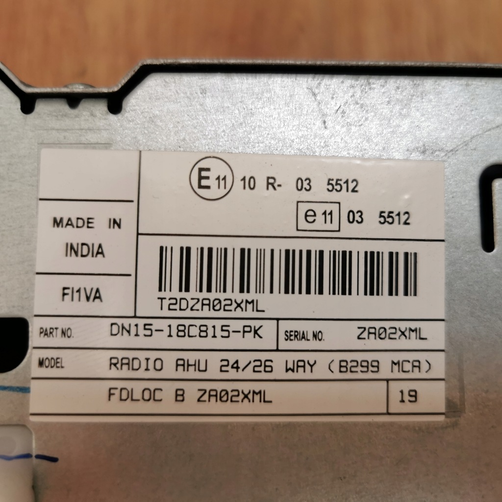 фото №4, Ford ecosport радіо cd dn15-18c815-pk