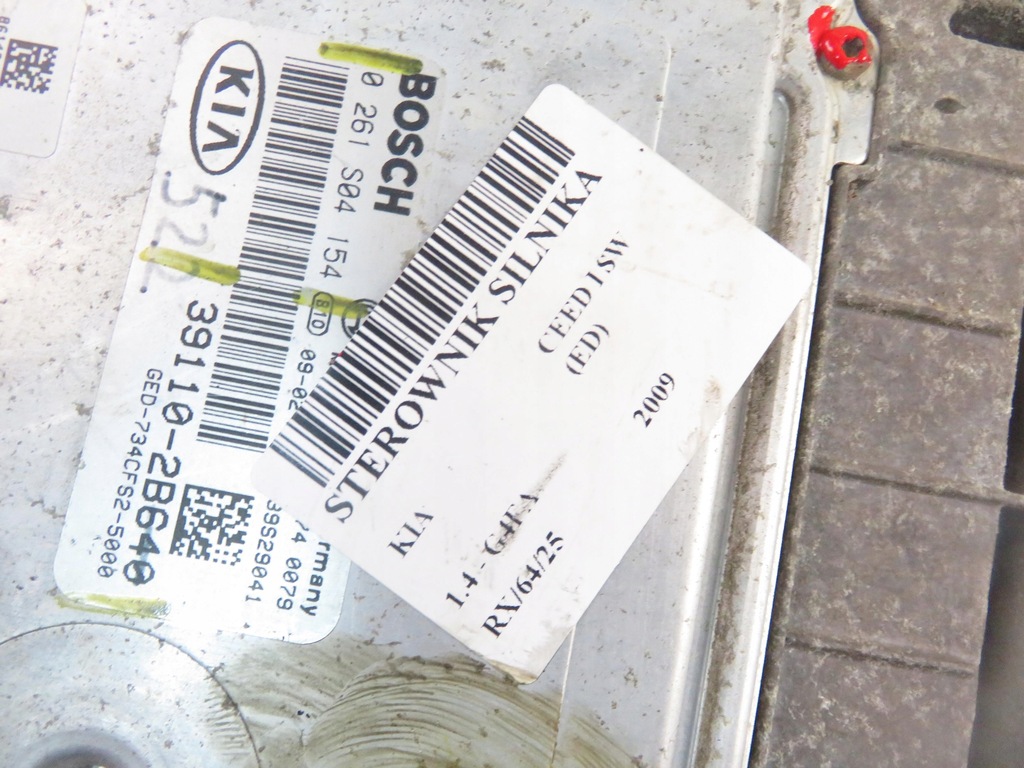 фото №8, Блок керування kia ceed i sw ed 1.4 109 - g4fa 391102b640 0261s04154