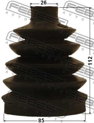 фото №2, Защита шарнир приводного наружного febest do kia sportage ii 2.0