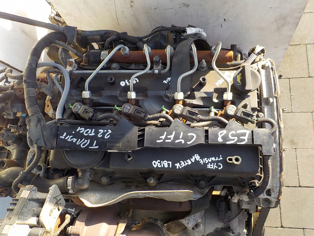 фото №12, Ford transit mk8 cistom 14r 2.2 tdci 125km двигун cyff kompletny