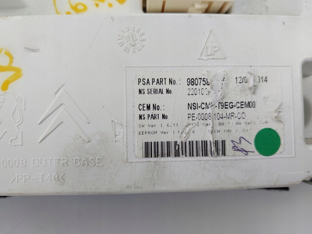 фото №6, Счетчик приборы peugeot 308 ii t9 1.6 e-hdi