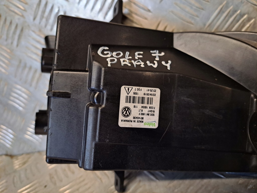 фото №6, Vw golf 7 vii lift противотуманная фара правый