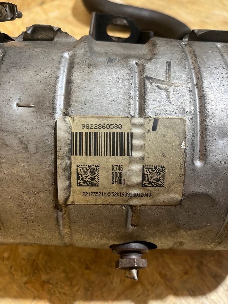 фото №10, Катализатор фильтр dpf citroen peugeot 1.5 hdi 19r 9822860580 k746 оригинал