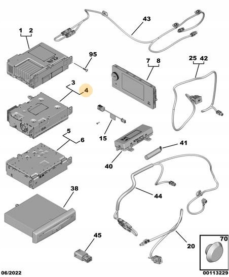 фото №3, Радіо peugeot rifter