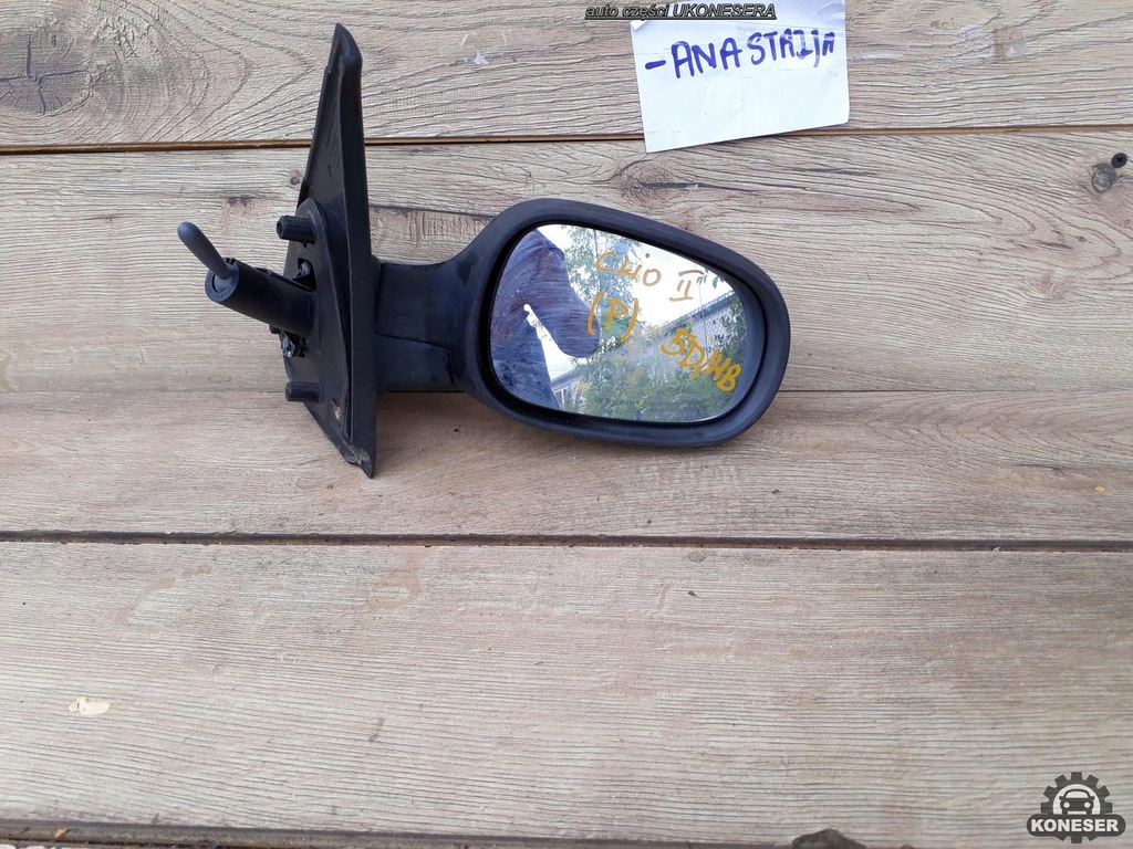 фото №1, Дзеркало зовнішнє механічний праве renault clio ii e2018011