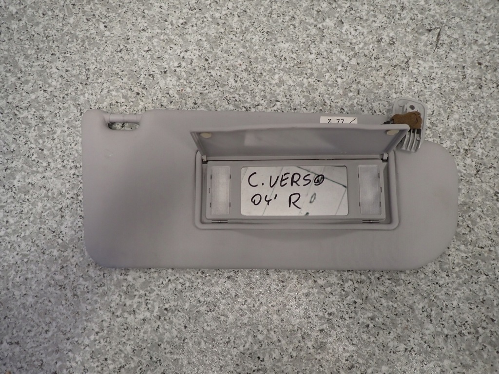 фото №1, Toyota corolla verso 04- козырёк солнцезащитный правый