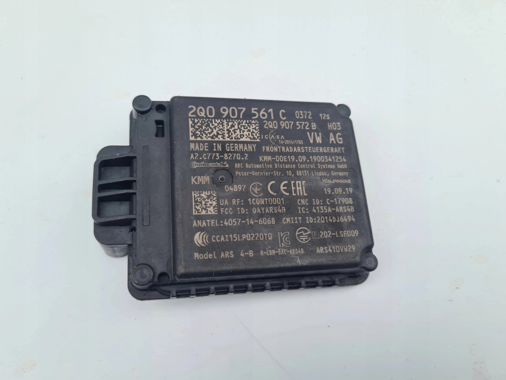 фото №1, Vw tiguan ii polo vi радар distronic 2q0907561c