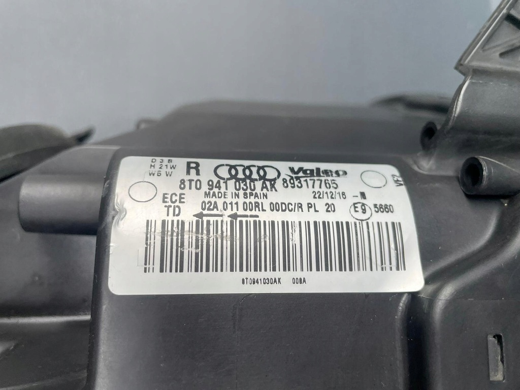 фото №7, Лампа перед передня права ксенон audi a5 8t 8t0941030ak idealna
