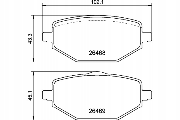 фото №2, Brembo гальмівні колодки гальмівні renault captur ii hf_ 01 20- brembo