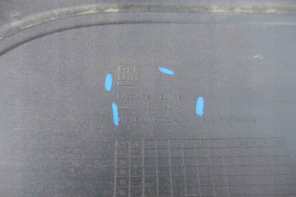 фото №11, Chevrolet aveo t300 hb 2011- бампер задняя задний 96696011