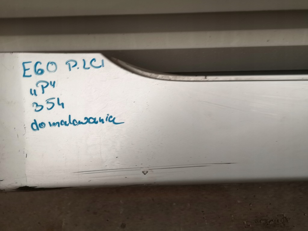 фото №4, Молдинг поріг права bmw e60 e61 przed lift 354