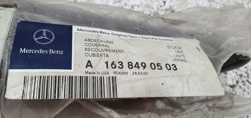 Mercedes ml w163 захист рейлінг ліва задній nowa org Зі Шроту