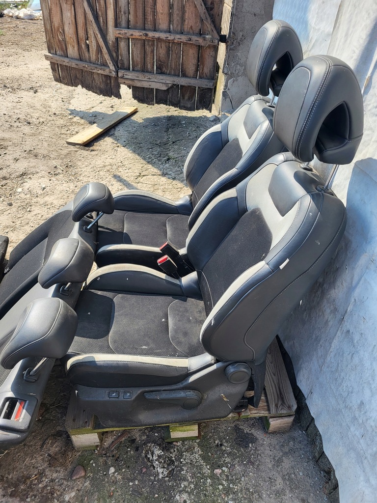 фото №6, Citroen ds4 c4 b7 сиденье сиденья pół-skórzane подогрев masarz комплект 11-15