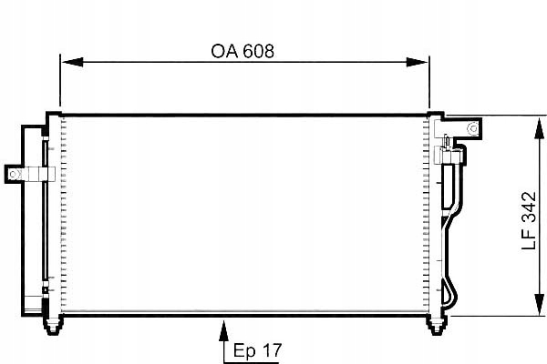 фото №2, Конденсатор кондиционера hyundai accent ii accent ii
